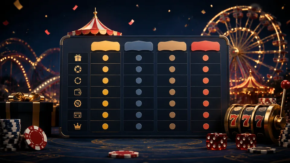 Welcome bonuses compared across brands