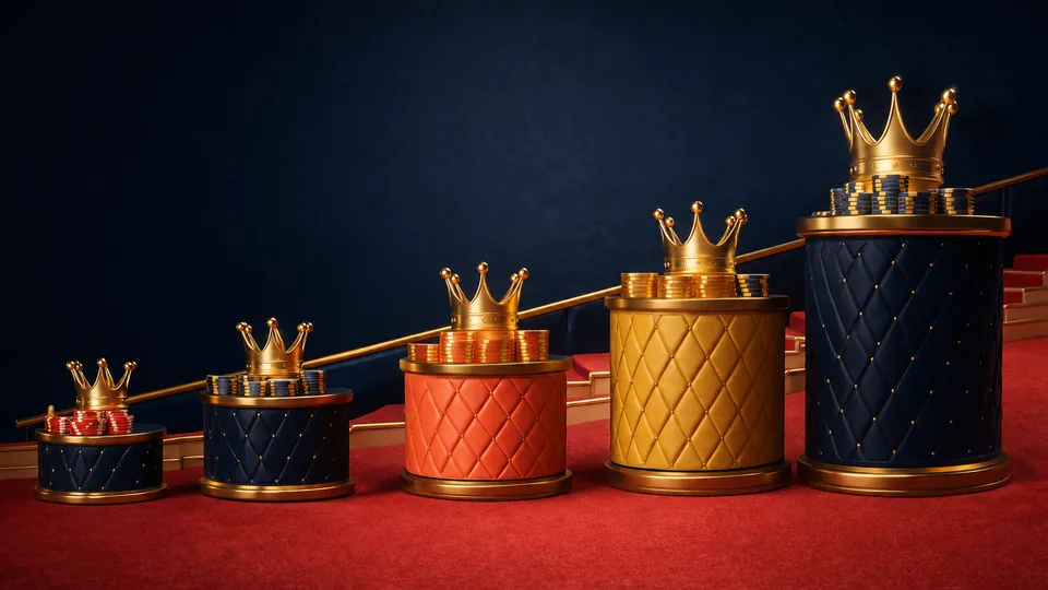 The five Rollino VIP levels and their cashback
