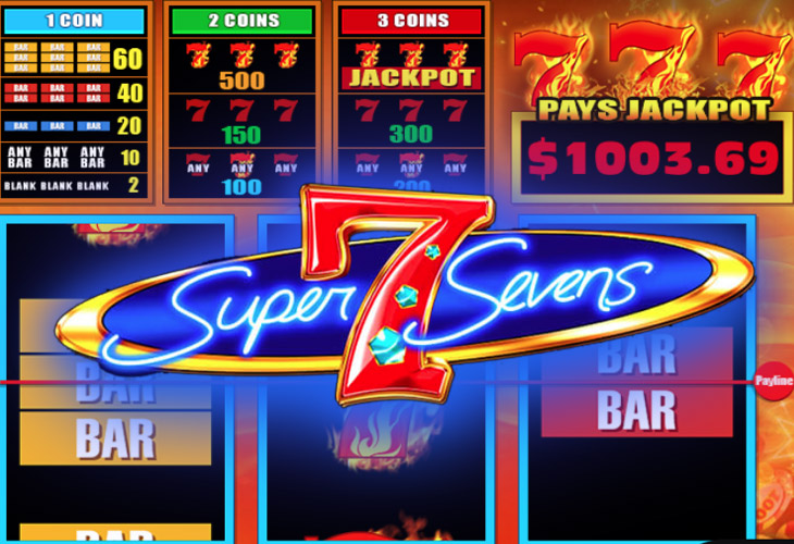 Super Sevens slot at Rollino